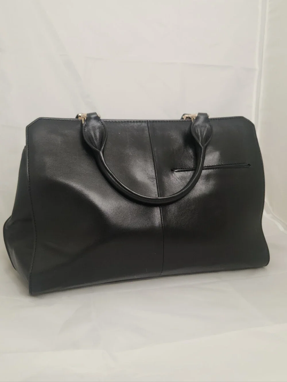 Coach Vintage Margot Carryall Large Black Leather Satchel GORGEOUS INTERIOR!!!!!